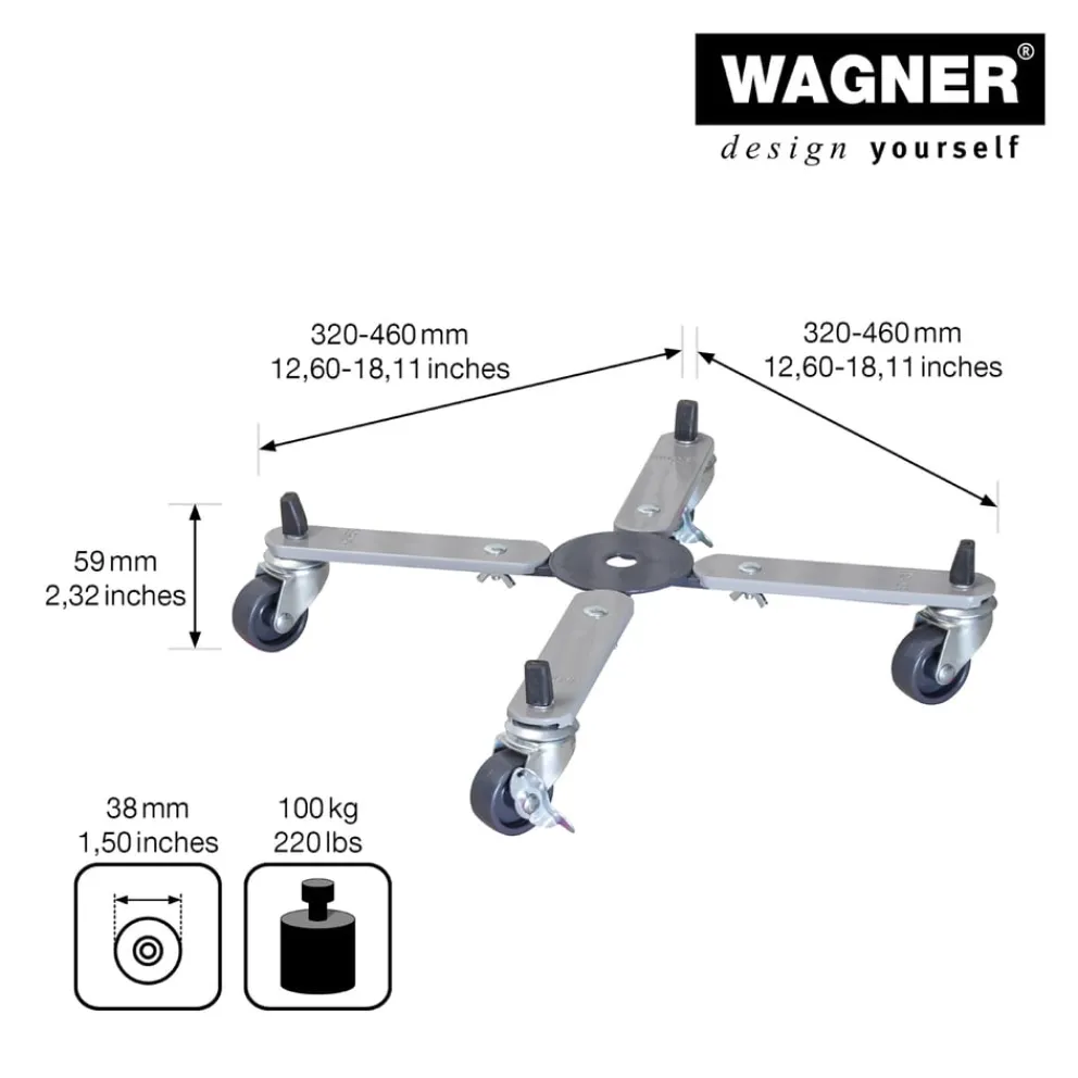 Wagner Pflanzenroller Ben alufarben New