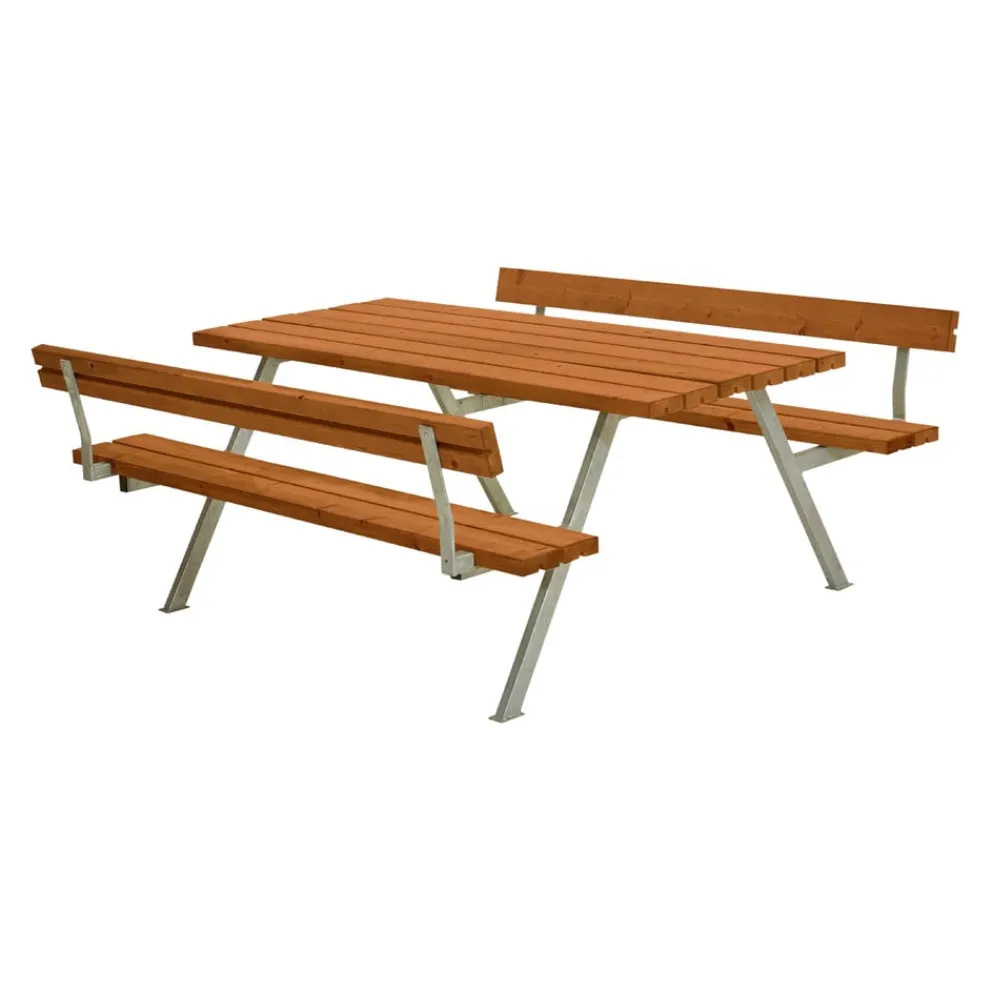 PLUS Picknicktisch Alpha teakfarbig Discount