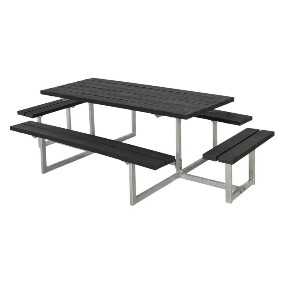 PLUS Picknicktisch Basic schwarz Discount