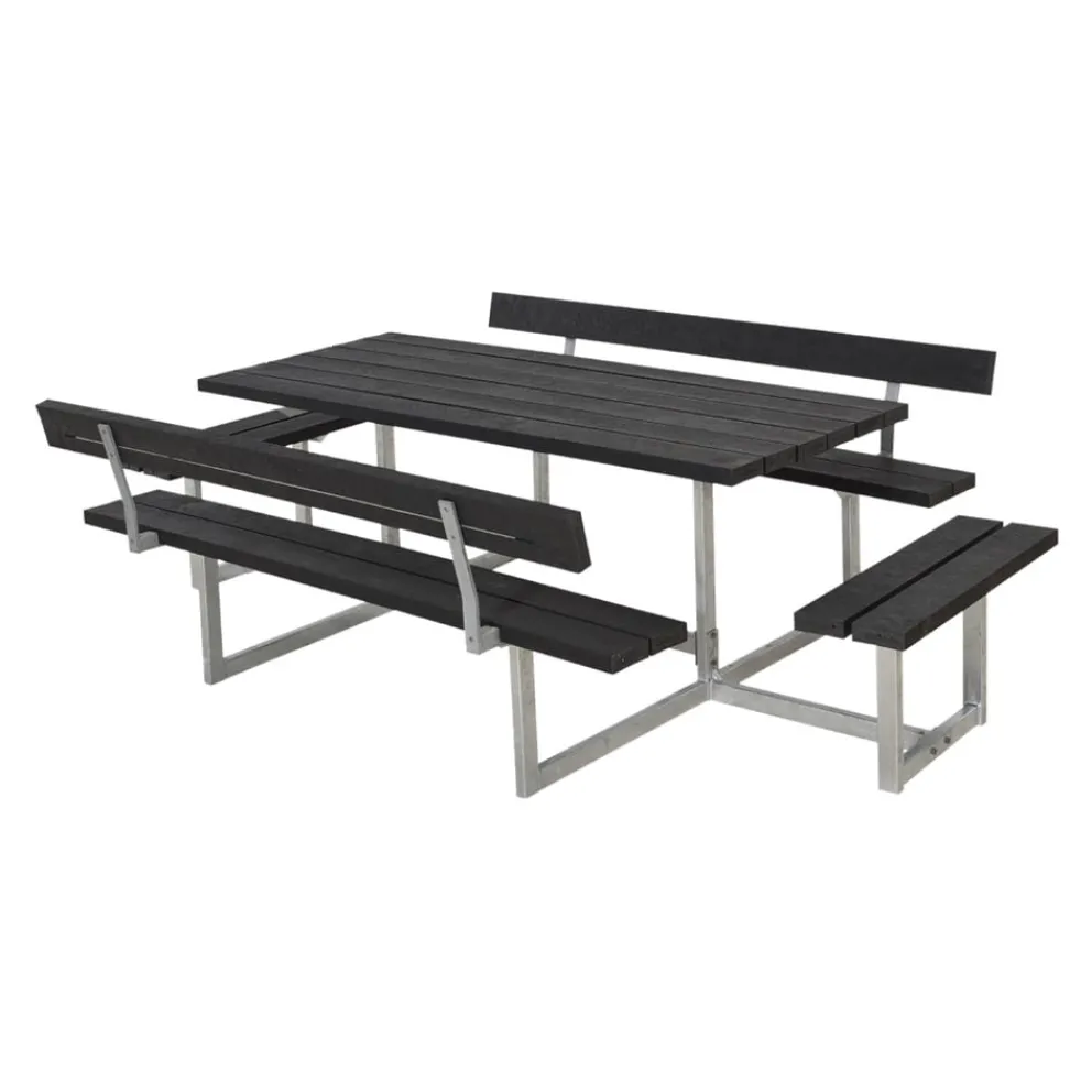 PLUS Picknicktisch Basic schwarz