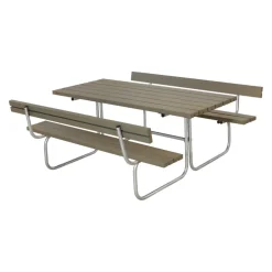 PLUS Picknicktisch Combi braungrau