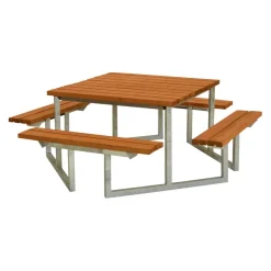 PLUS Picknicktisch Twist teakfarbig Online