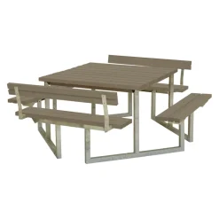 PLUS Picknicktisch Twist braungrau Online