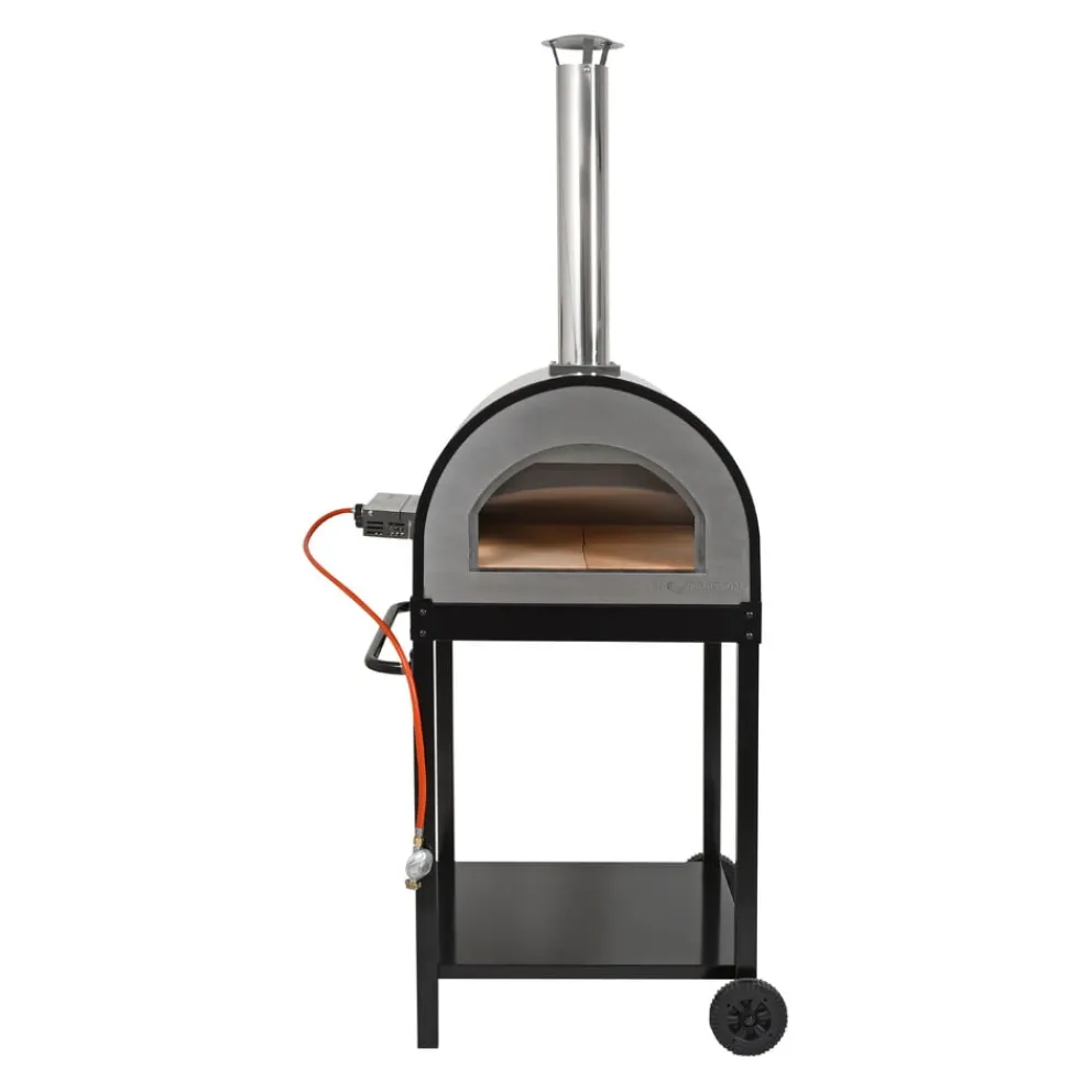 BBQ Dragon Pizzaofen All In One schwarz Best