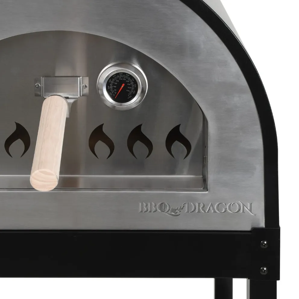 BBQ Dragon Pizzaofen All In One schwarz Best