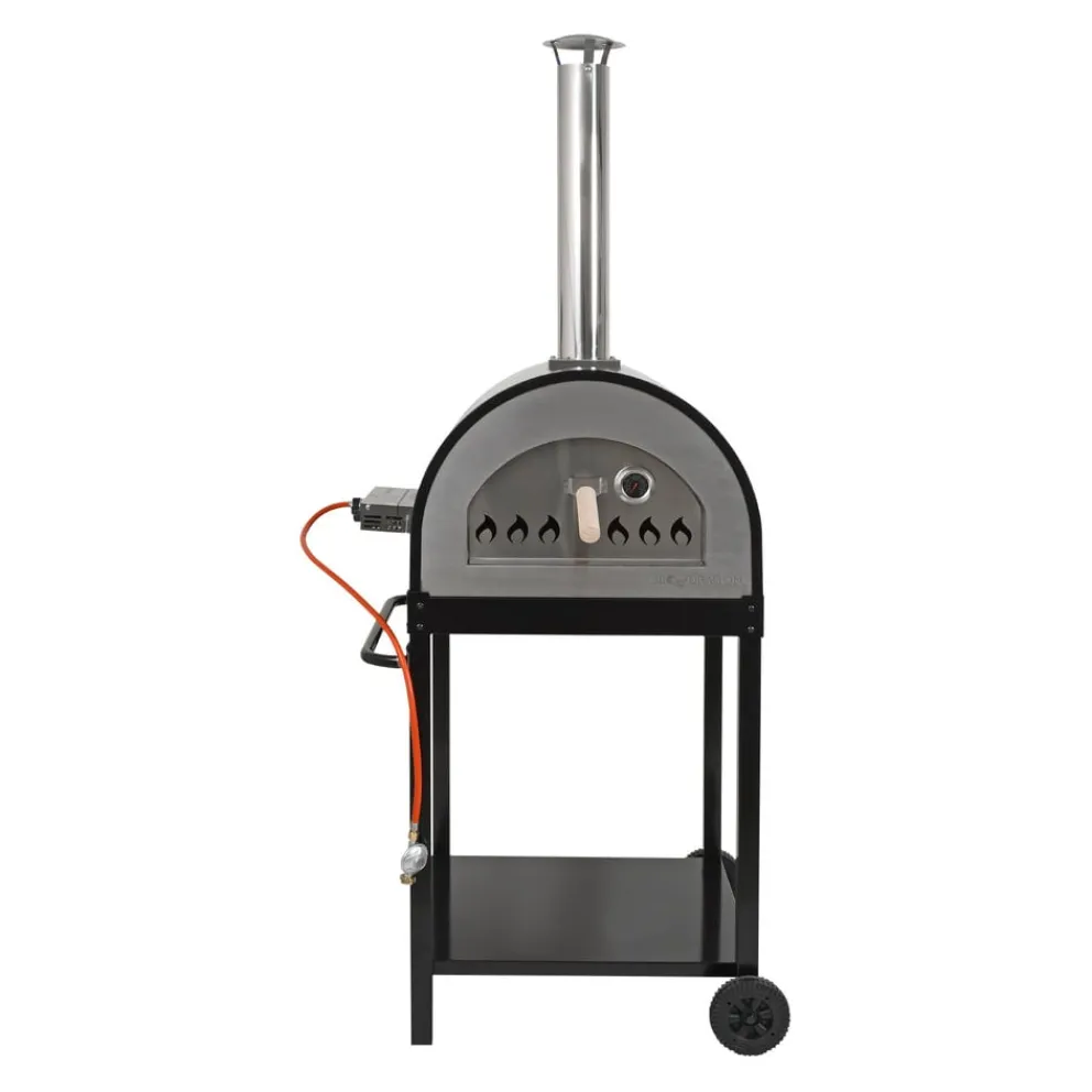 BBQ Dragon Pizzaofen All In One schwarz Best