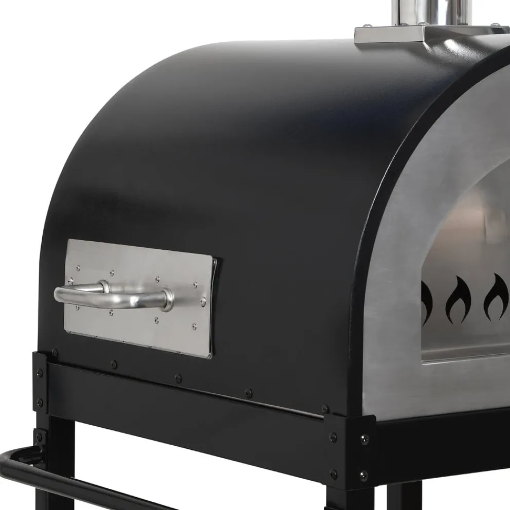 BBQ Dragon Pizzaofen All In One schwarz Best