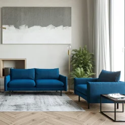 Livetastic Polstergarnitur Samos blau Discount