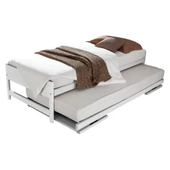 HASENA Raumsparbett Lido weiss Outlet