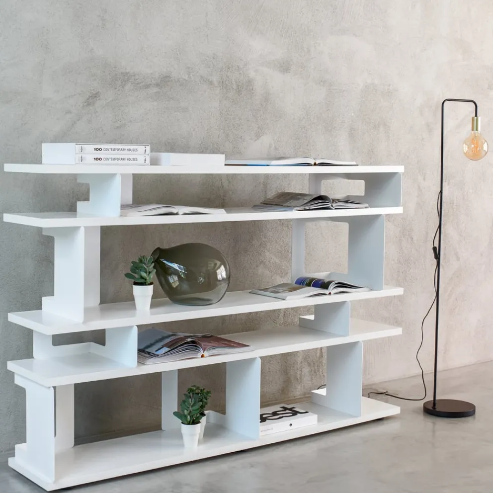 atelier pfister Regalsystem Küsnacht eiche, verkehrsweiss Outlet