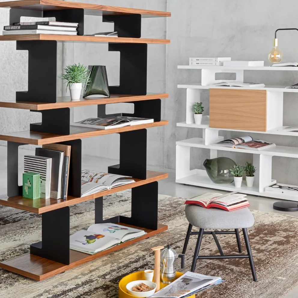 atelier pfister Regalsystem Küsnacht eiche, verkehrsweiss Outlet