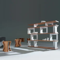 atelier pfister Regalsystem Küsnacht nussbaumfarbig Best