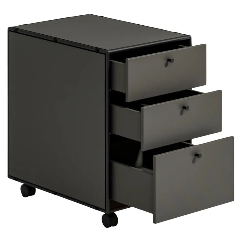 Novel Rollcontainer Brera graphitschwarz Outlet