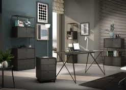 Novel Rollcontainer Brera graphitschwarz Outlet