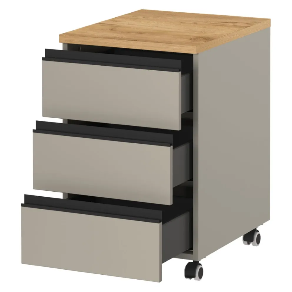 Novel Rollcontainer Deltona-105 steingrau Outlet
