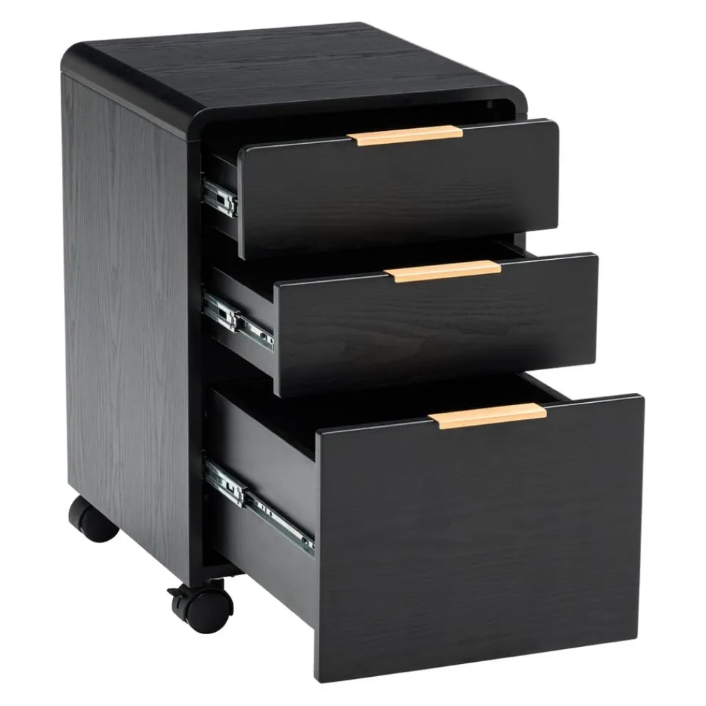Johann Jakob Rollcontainer Fury schwarz Hot