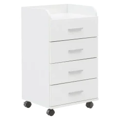 MID.YOU Rollcontainer Modern weiss Discount