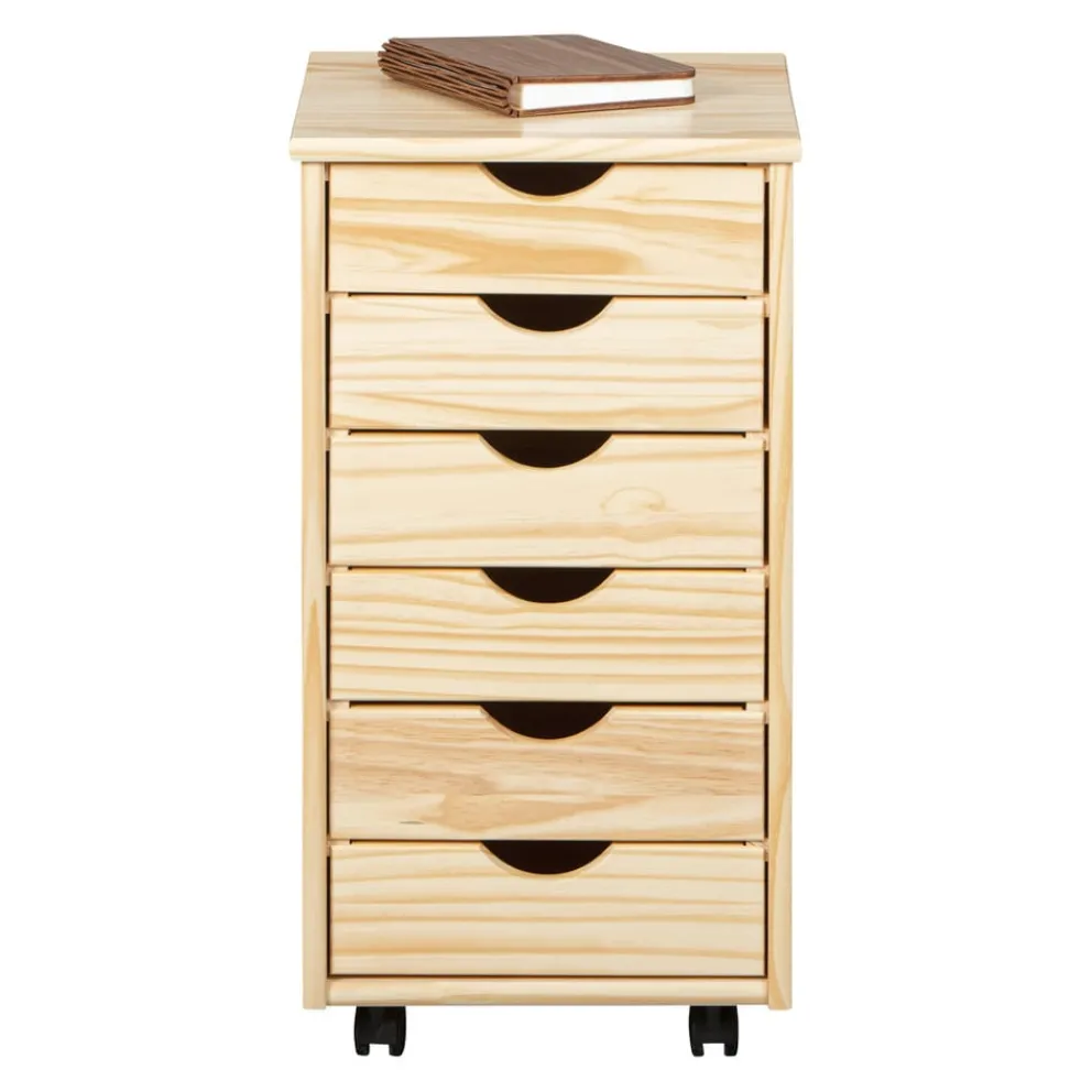 MID.YOU Rollcontainer Nils-105 kieferfarbig Outlet
