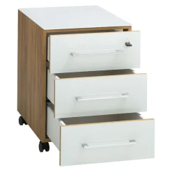 Johann Jakob Rollcontainer Novara eichefarbig, weiss Hot