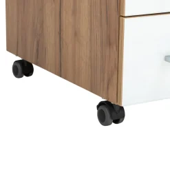 Johann Jakob Rollcontainer Novara eichefarbig, weiss Hot