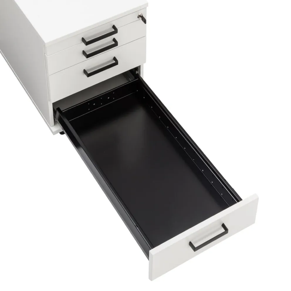 Moderano Rollcontainer Objekt-Plus-105 9010 Weiss Outlet