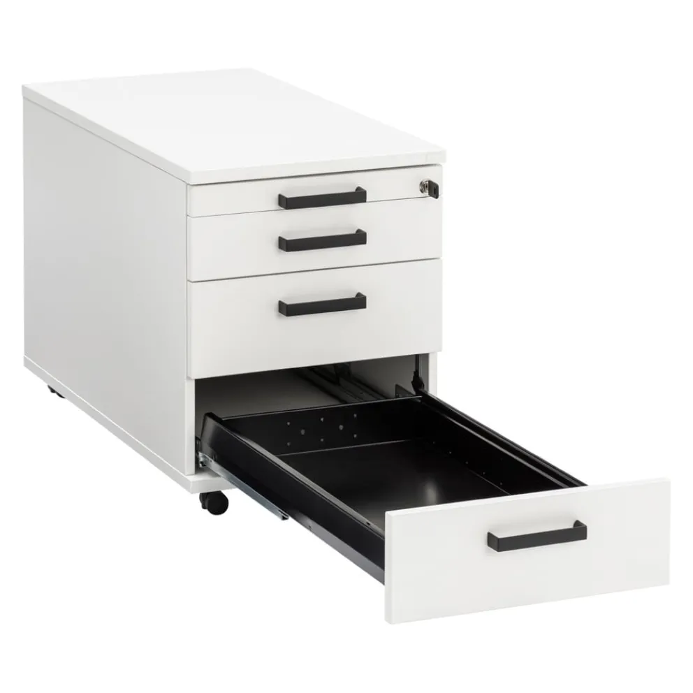 Moderano Rollcontainer Objekt-Plus-105 9010 Weiss Outlet