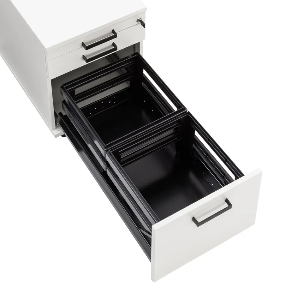 Moderano Rollcontainer Objekt-Plus-105 9010 Weiss Discount