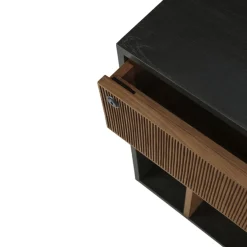 Ethnicraft Rollcontainer Oscar braun, schwarz Sale