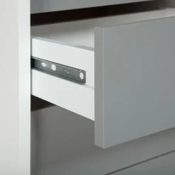 MID.YOU Rollcontainer Printi-105 hellgrau, weiss Outlet