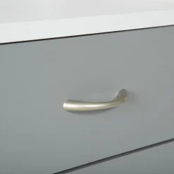 MID.YOU Rollcontainer Printi-105 hellgrau, weiss Outlet