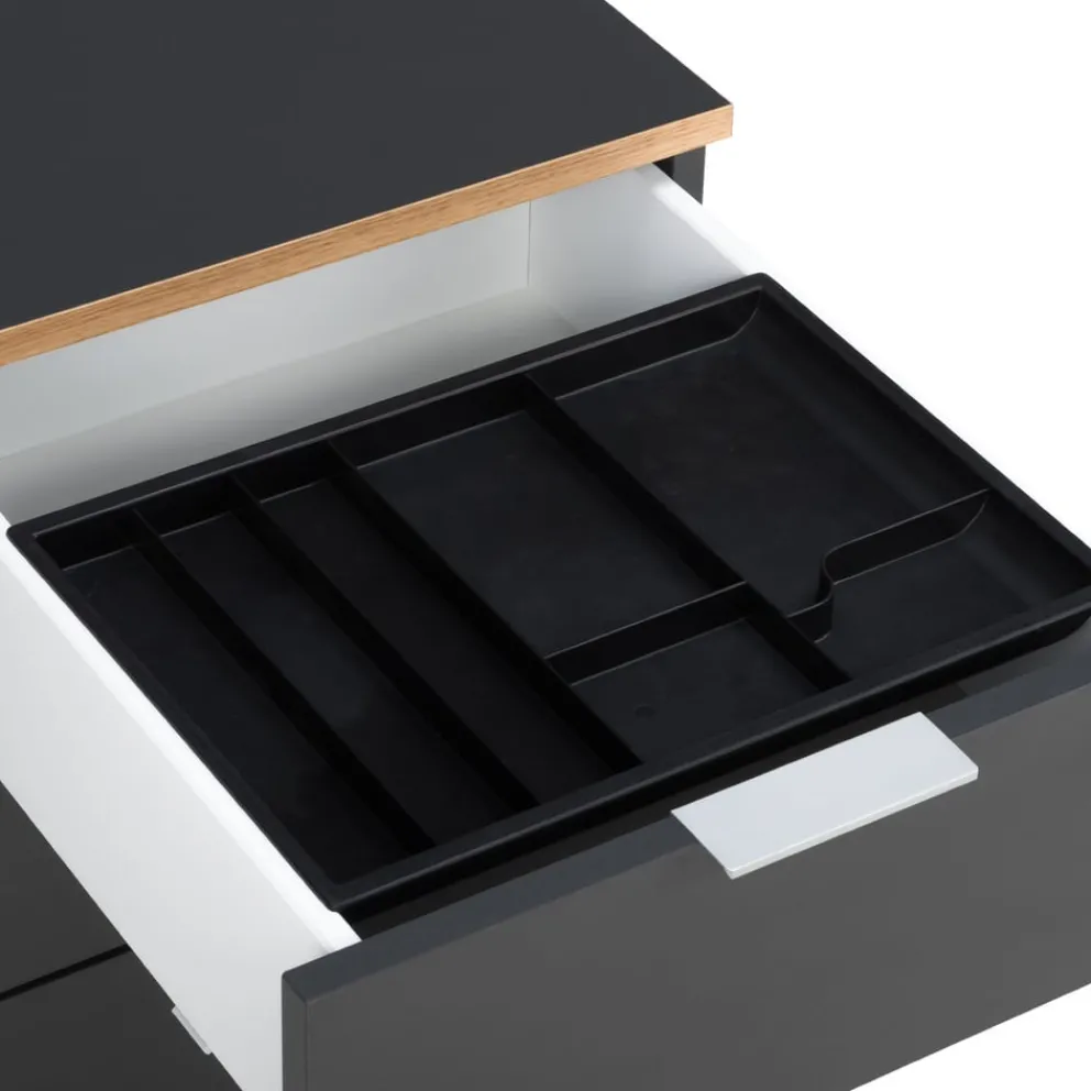 Johann Jakob Rollcontainer Ufficio anthrazit New