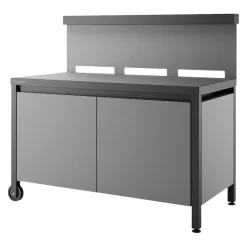 Forge Adour Rolltisch Trcaf hellgrau, schwarz Online