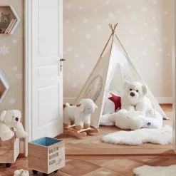 Bloomingville Schaukeltier Leo sandbraun, weiss Hot