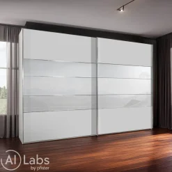 Dieter Knoll Schiebetürenschrank Arco_201 weiss New