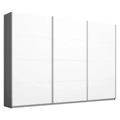 Xora Schiebetürenschrank Belluno grau, weiss Best