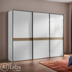 Moderano Schiebetürenschrank Bettola 16 Artisan Eiche, AW Alpinweiss Online