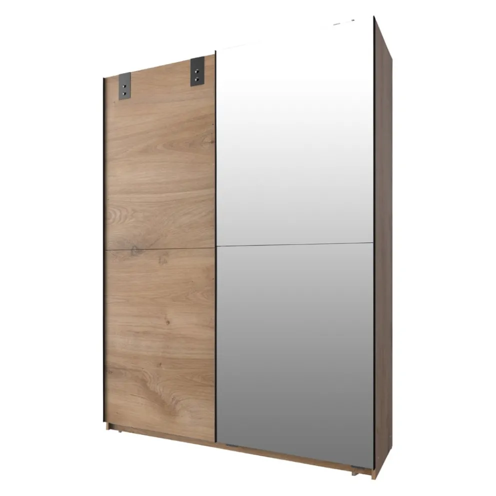 MID.YOU Schiebetürenschrank Cardiff-201 eichefarbig Clearance