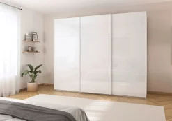 Novel Schiebetürenschrank Covalo-Glas Alpinweiss Clearance
