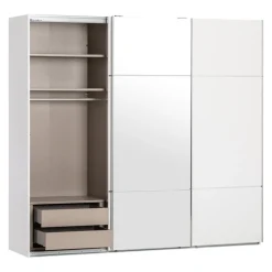 Novel Schiebetürenschrank Covalo Alpinweiss Outlet