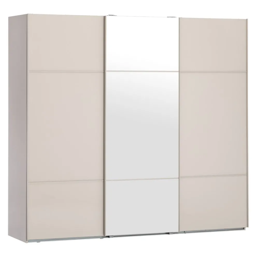 Novel Schiebetürenschrank Covalo-Glas champagner Outlet