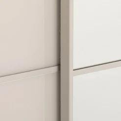 Novel Schiebetürenschrank Covalo-Glas champagner Outlet