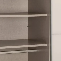 Novel Schiebetürenschrank Covalo-Glas champagner Outlet