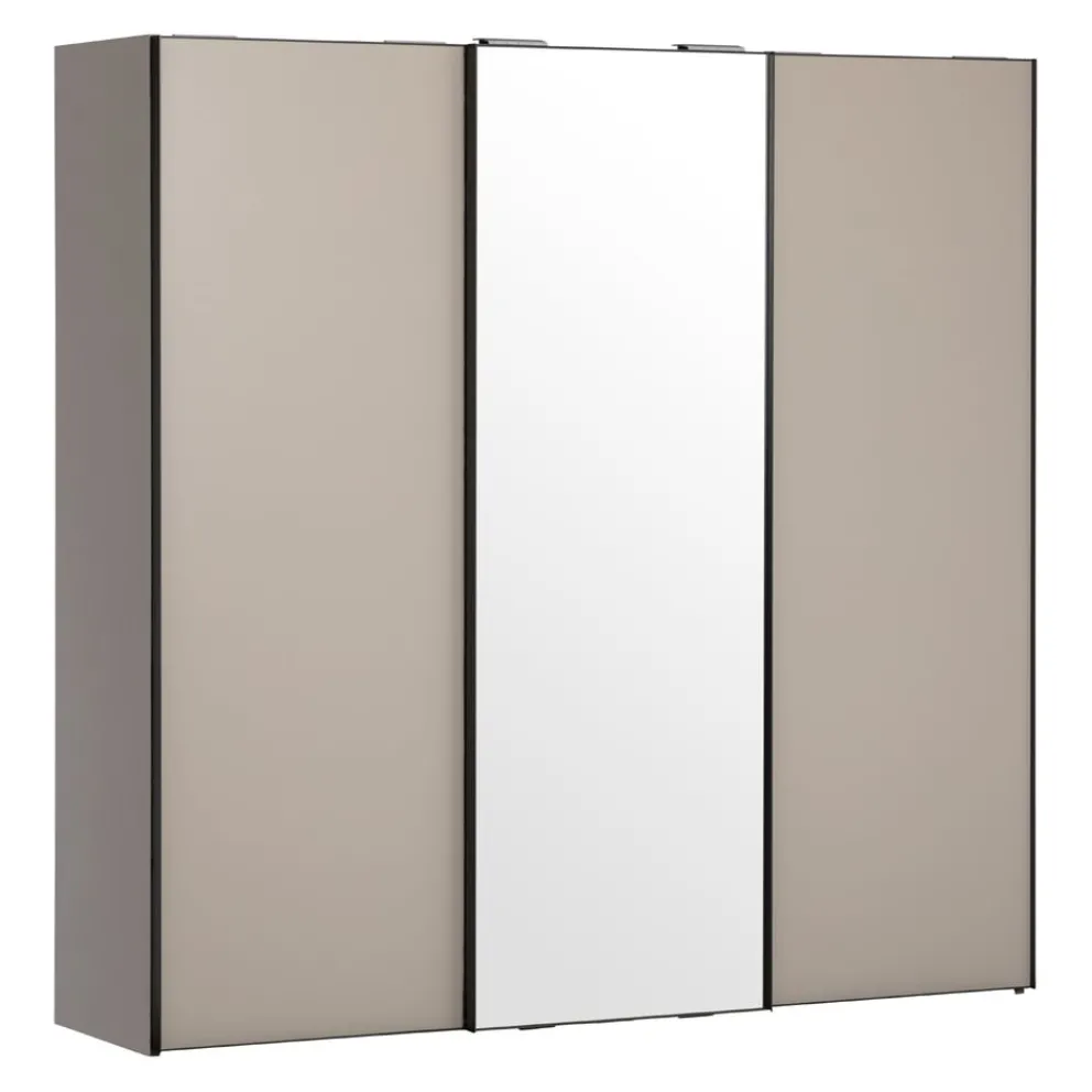 Novamobili Schiebetürenschrank Dover 331 VISONE, C05 SPECCHIO BRUNITO Clearance