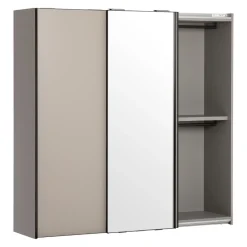 Novamobili Schiebetürenschrank Dover 331 VISONE, C05 SPECCHIO BRUNITO Clearance
