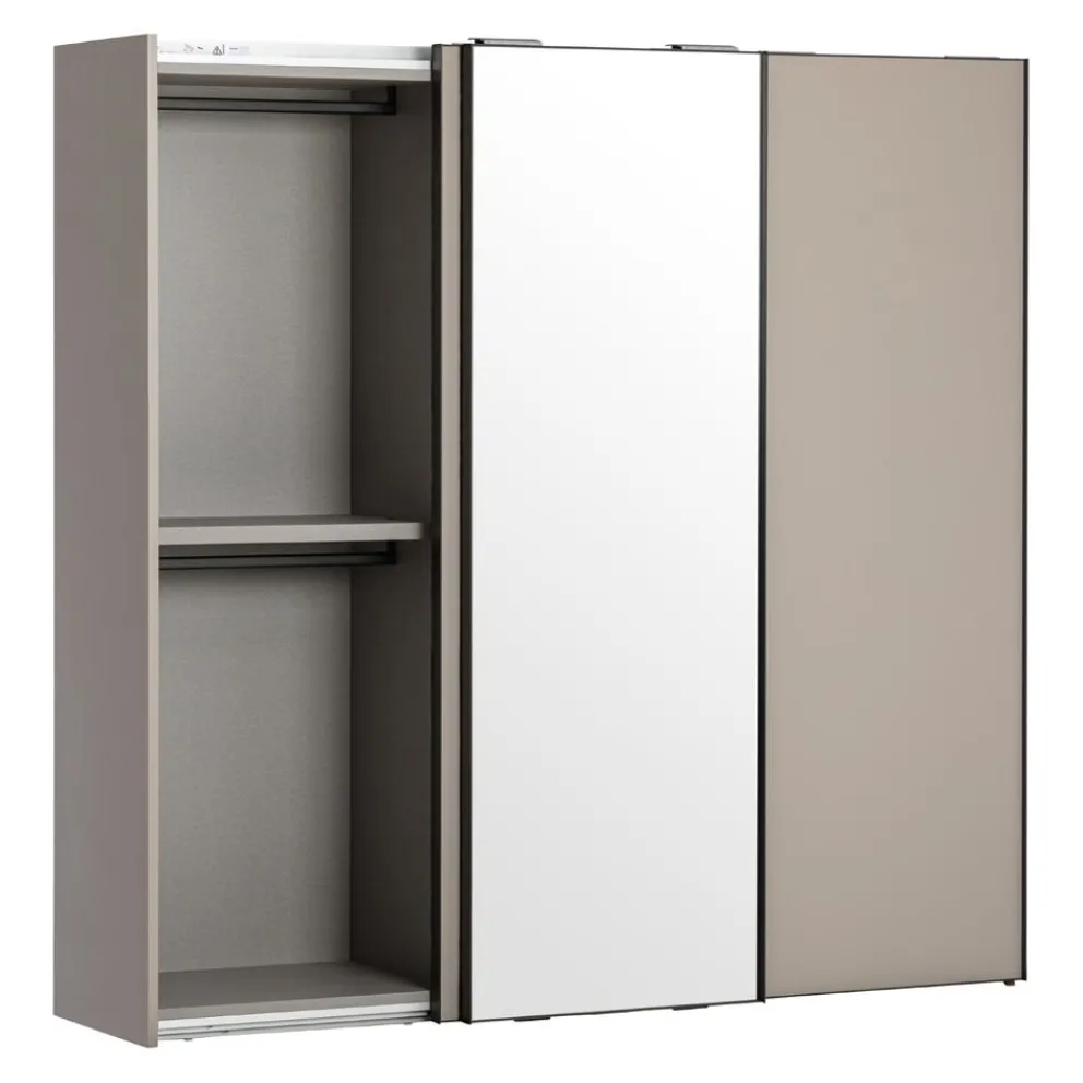 Novamobili Schiebetürenschrank Dover 331 VISONE, C05 SPECCHIO BRUNITO Clearance