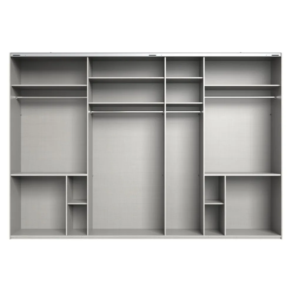 MID.YOU Schiebetürenschrank Level36 weiss