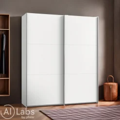 MID.YOU Schiebetürenschrank Level36 weiss Sale