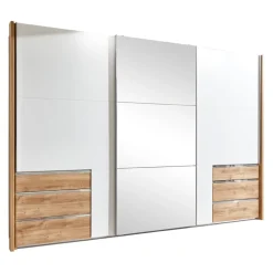 MID.YOU Schiebetürenschrank Level36 eichefarbig, weiss New