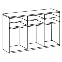 MID.YOU Schiebetürenschrank Level36 weiss Sale