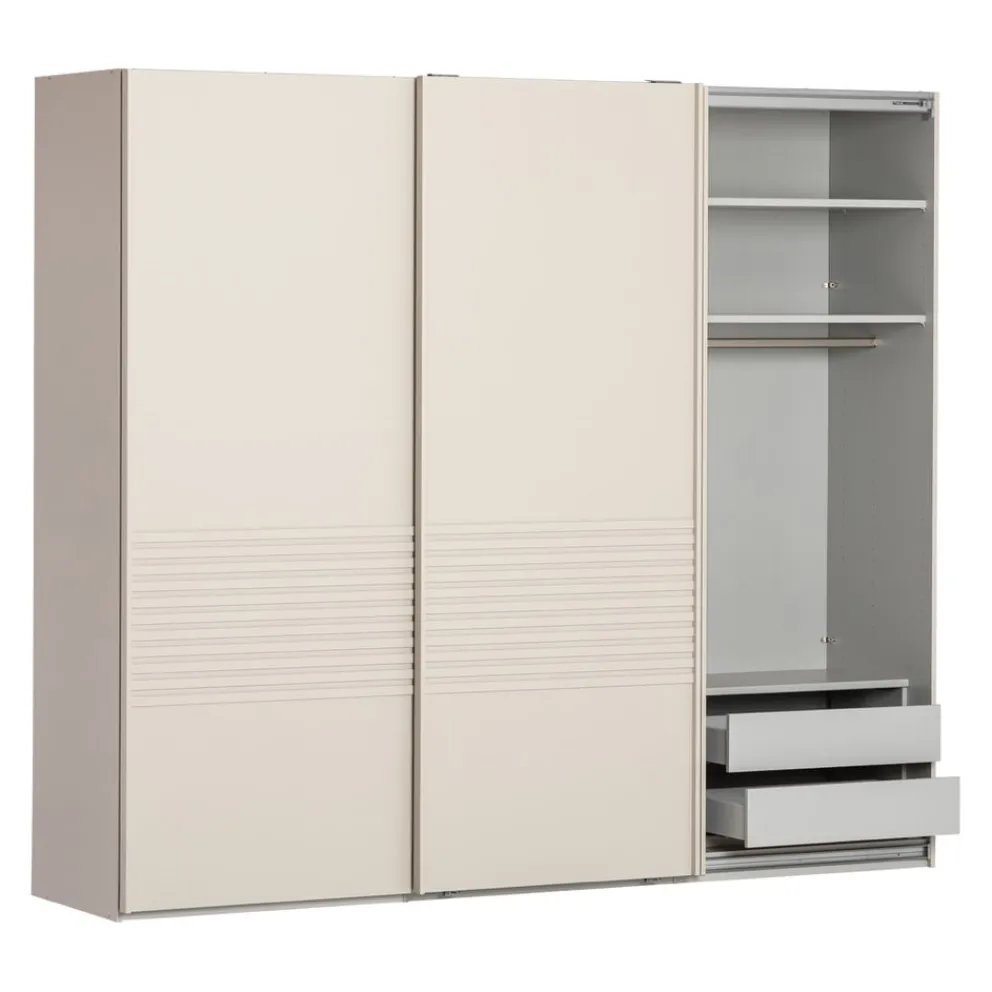 Novel Schiebetürenschrank Lugano Champagner Hot